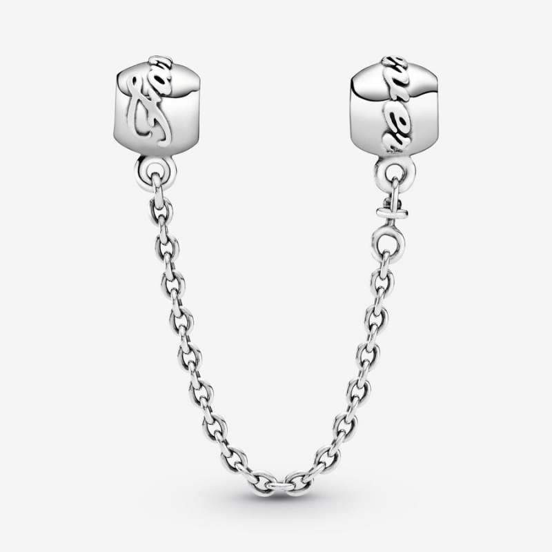 Sterling Silver Pandora Family Forever Safety Safety Chains | RDUQ23948